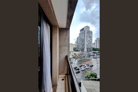 Varanda da Sala de kitnet/studio à venda com 1 quarto, 33m² em Vila Mariana, São Paulo
