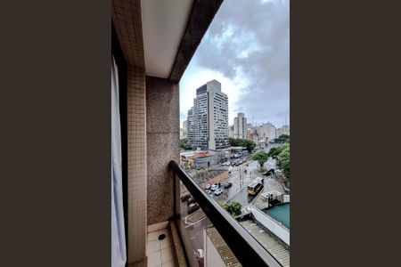 Varanda da Sala de kitnet/studio à venda com 1 quarto, 33m² em Vila Mariana, São Paulo