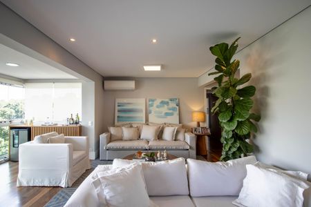 Sala de apartamento à venda com 3 quartos, 119m² em Parque do Morumbi, São Paulo