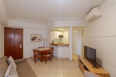 Sala de apartamento à venda com 1 quarto, 43m² em Jardim Paulistano, São Paulo