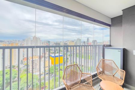 Studio para alugar com 29m², 1 quarto e 1 vagaVaranda