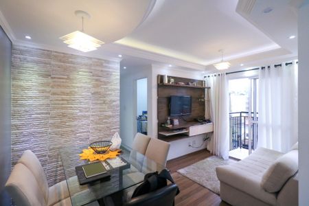 Sala de apartamento para alugar com 2 quartos, 45m² em Campestre, São Caetano do Sul