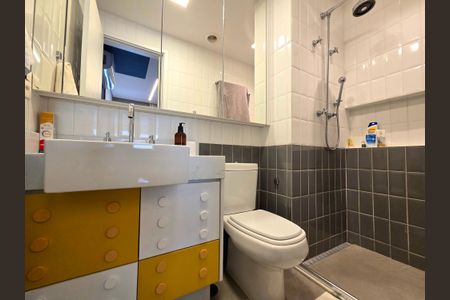 Apartamento para alugar com 111m², 2 quartos e 3 vagasBanheiro da Suíte 1