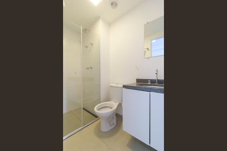 Studio para alugar com 25m², 0 quarto e sem vaga Studio para alugar com 25m², 0 quarto e sem vagaBanheiro