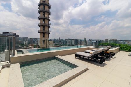 Studio para alugar com 25m², 0 quarto e sem vaga Studio para alugar com 25m², 0 quarto e sem vagaPiscina