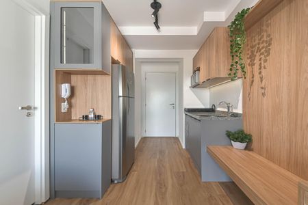 Studio para alugar com 27m², 1 quarto e sem vagaCozinha