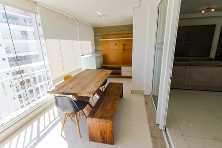 Varanda gourmet de apartamento à venda com 3 quartos, 141m² em Jardim Colombo, São Paulo