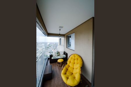 Varanda da Sala de apartamento à venda com 2 quartos, 92m² em Vila Augusta, Guarulhos