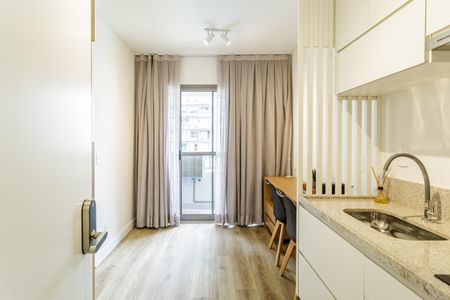 Sala de apartamento para alugar com 1 quarto, 27m² em Vila Nova Conceição, São Paulo