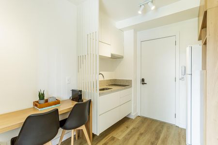 Sala de apartamento para alugar com 1 quarto, 27m² em Vila Nova Conceição, São Paulo