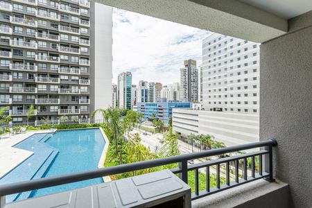 Varanda de apartamento para alugar com 1 quarto, 27m² em Vila Nova Conceição, São Paulo