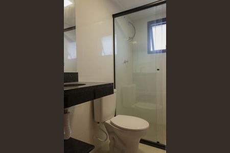 Banheiro de apartamento para alugar com 1 quarto, 44m² em Vila Alvinopolis, São Bernardo do Campo