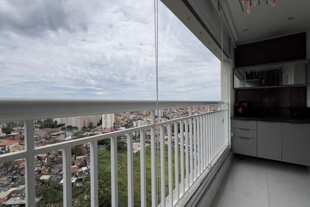 Varanda de kitnet/studio para alugar com 1 quarto, 37m² em Centro, Guarulhos