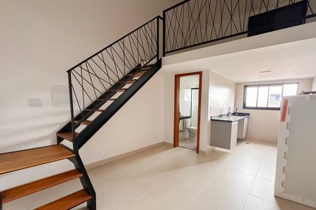 Sala de apartamento para alugar com 1 quarto, 44m² em Vila Alvinopolis, São Bernardo do Campo