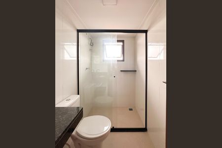 Banheiro Social de apartamento para alugar com 1 quarto, 44m² em Vila Alvinopolis, São Bernardo do Campo