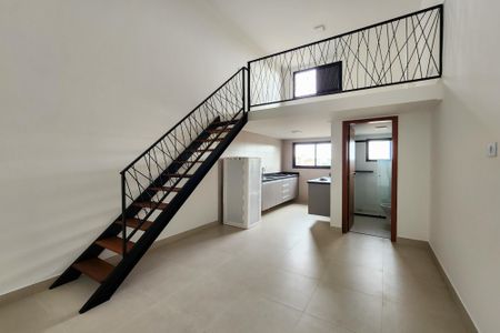 Sala de apartamento para alugar com 1 quarto, 39m² em Vila Alvinopolis, São Bernardo do Campo