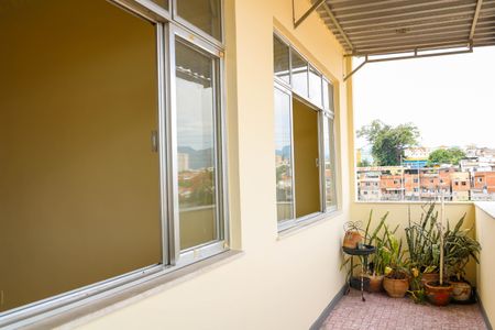 Varanda da Sala de apartamento para alugar com 2 quartos, 65m² em Higienópolis, Rio de Janeiro