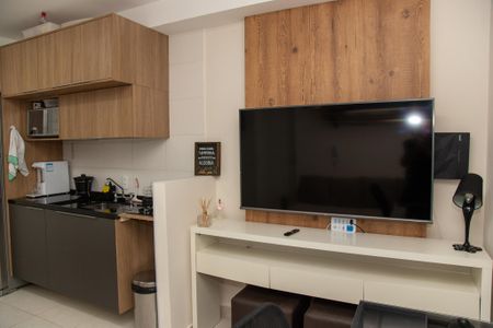 Sala de apartamento para alugar com 1 quarto, 32m² em Jardim Caravelas, São Paulo