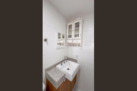 Banheiro da Suíte de apartamento para alugar com 1 quarto, 32m² em Jardim Caravelas, São Paulo