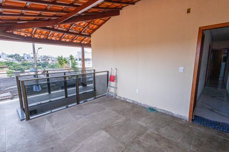 Varanda da Sala de casa à venda com 3 quartos, 140m² em São João Batista, Belo Horizonte