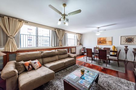 Sala de apartamento para alugar com 3 quartos, 190m² em Boqueirão, Santos