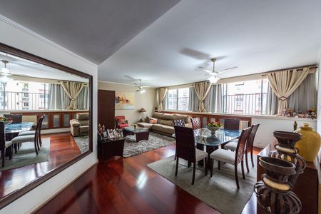 Sala de apartamento para alugar com 3 quartos, 190m² em Boqueirão, Santos