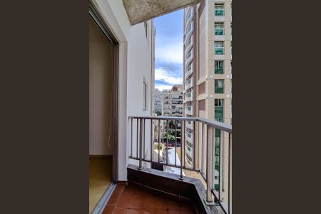 Varanda da Sala de apartamento para alugar com 1 quarto, 60m² em Perdizes, São Paulo