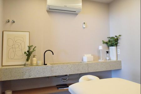 Studio à venda com 52m², 1 quarto e sem vagaSala de massagem