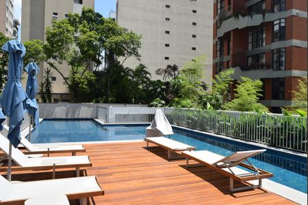 Studio à venda com 52m², 1 quarto e sem vagaPiscina