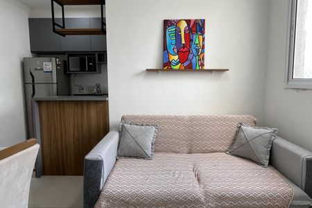 Sala de apartamento para alugar com 2 quartos, 45m² em Castelo, Santos