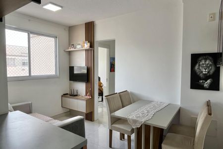 Sala de apartamento para alugar com 1 quarto, 45m² em Castelo, Santos
