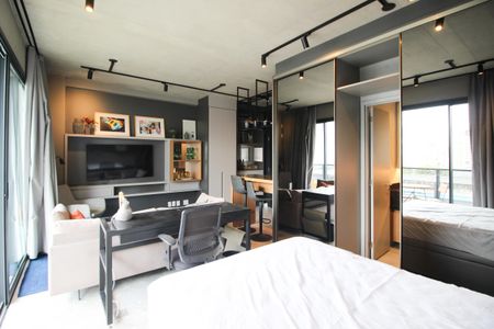 Studio para alugar com 46m², 1 quarto e 1 vaga Studio para alugar com 46m², 1 quarto e 1 vagaSuíte