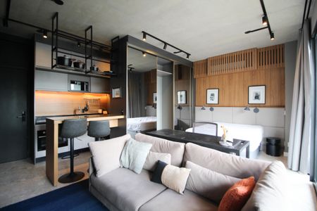 Suíte  de kitnet/studio à venda com 1 quarto, 46m² em Vila Olímpia, São Paulo