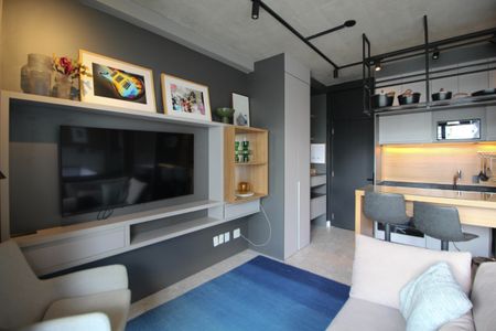 Studio para alugar com 46m², 1 quarto e 1 vaga Studio para alugar com 46m², 1 quarto e 1 vagaSuíte