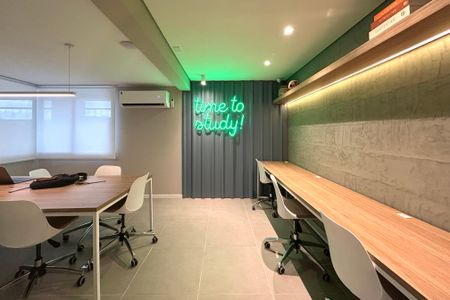 Área comum - Coworking  de apartamento para alugar com 1 quarto, 27m² em Saco dos Limões, Florianópolis