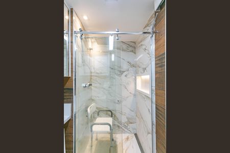 Banheiro da Suíte de apartamento à venda com 2 quartos, 86m² em Vila Gumercindo, São Paulo