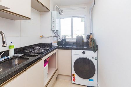 Cozinha  de apartamento para alugar com 1 quarto, 59m² em Jardim Sabará, Porto Alegre