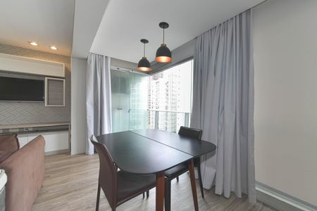 Sala de apartamento à venda com 1 quarto, 35m² em Brooklin, São Paulo