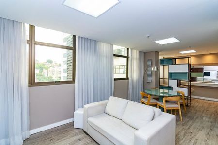 Sala de apartamento à venda com 1 quarto, 63m² em Coracao de Jesus, Belo Horizonte