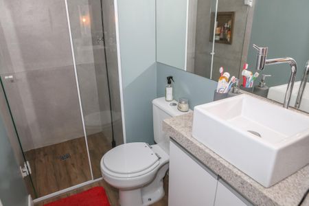 Banheiro de apartamento à venda com 1 quarto, 32m² em Água Branca, São Paulo