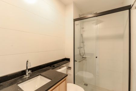 Studio para alugar com 27m², 1 quarto e sem vaga Studio para alugar com 27m², 1 quarto e sem vagaBanheiro