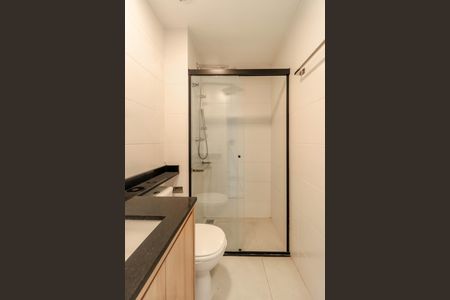 Studio para alugar com 27m², 1 quarto e sem vaga Studio para alugar com 27m², 1 quarto e sem vagaBanheiro