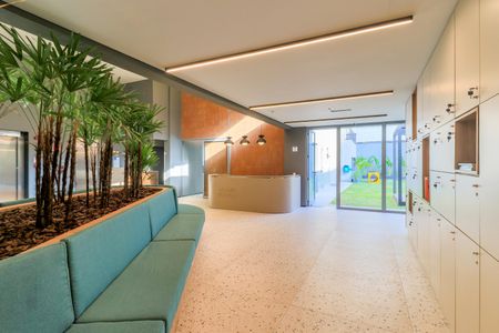 Studio para alugar com 27m², 1 quarto e sem vaga Studio para alugar com 27m², 1 quarto e sem vagaÁrea comum - Hall Social