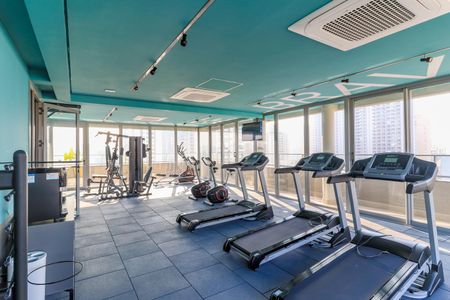 Studio para alugar com 27m², 1 quarto e sem vaga Studio para alugar com 27m², 1 quarto e sem vagaÁrea comum - Academia