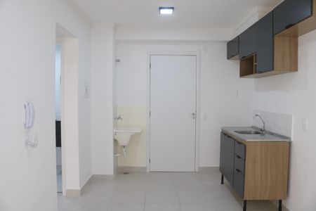 Sala e Cozinha Integrada de apartamento para alugar com 2 quartos, 35m² em Bom Retiro, São Paulo