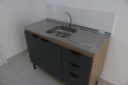Sala e Cozinha Integrada de apartamento para alugar com 2 quartos, 35m² em Bom Retiro, São Paulo
