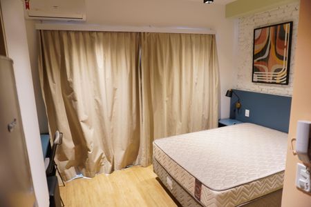 Quarto - Blackout de kitnet/studio para alugar com 1 quarto, 25m² em Campos Elíseos, São Paulo