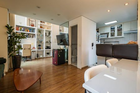Sala/Cozinha de apartamento à venda com 1 quarto, 80m² em Paraíso, São Paulo