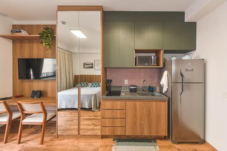 Studio para alugar com 22m², 1 quarto e sem vaga