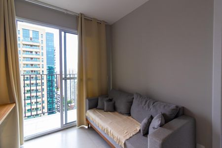 Sala de apartamento para alugar com 1 quarto, 30m² em Campo Belo, São Paulo